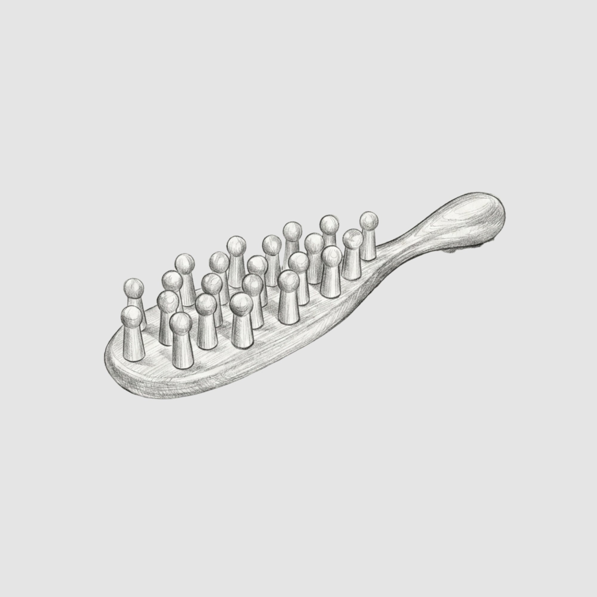 SANDALWOOD HAIR MASSAGER