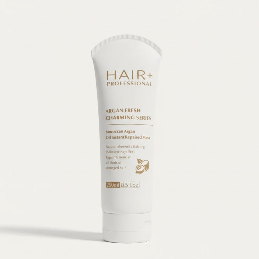 HAIR+ PROFESSIONAL: MOROCCAN ARGAN OIL INSTANT REPAIRED MASK. 250ML
